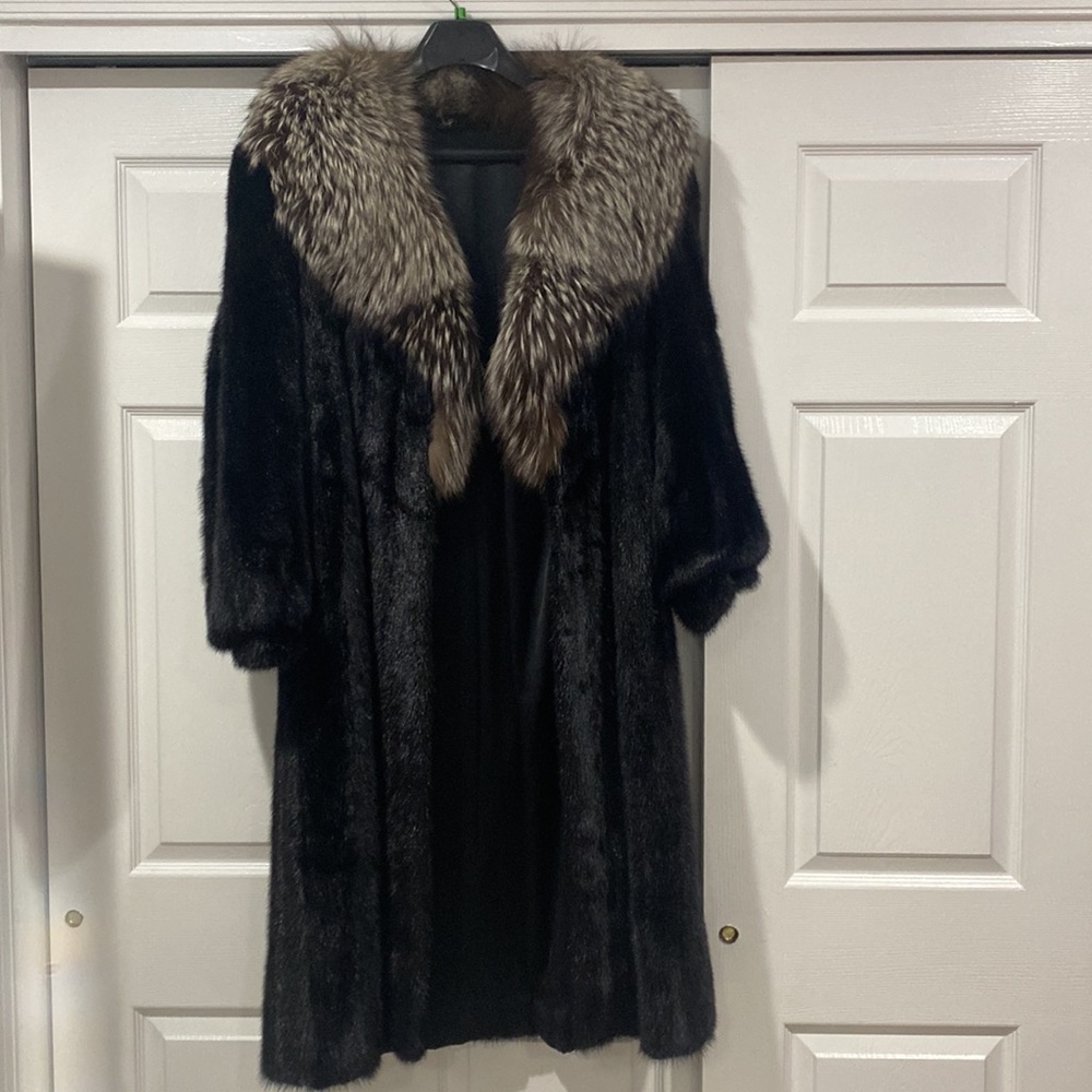 Beautiful real mink coat. Luxurious and warm.